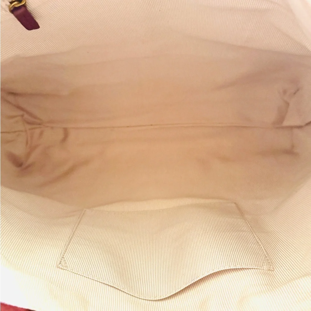 Margot New York Burgundy/Rust Suede Hobo Bucket Bag - Picture 4 of 12